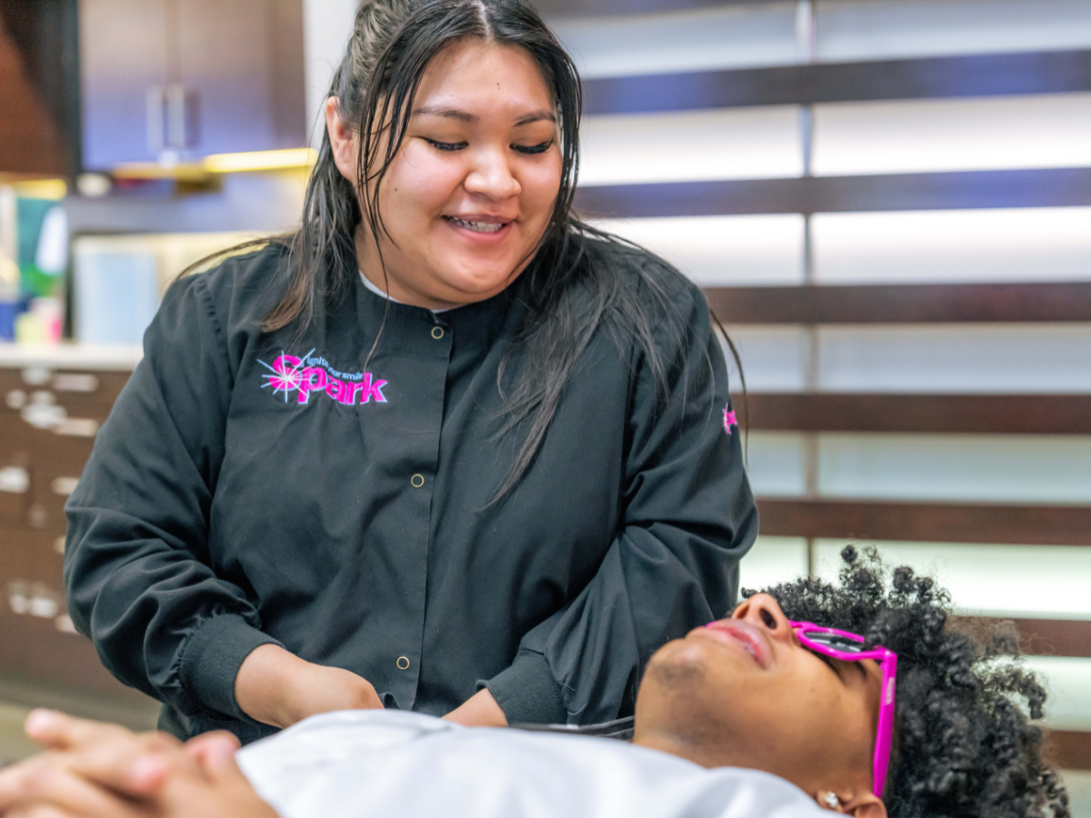 Spark Orthodontics patient