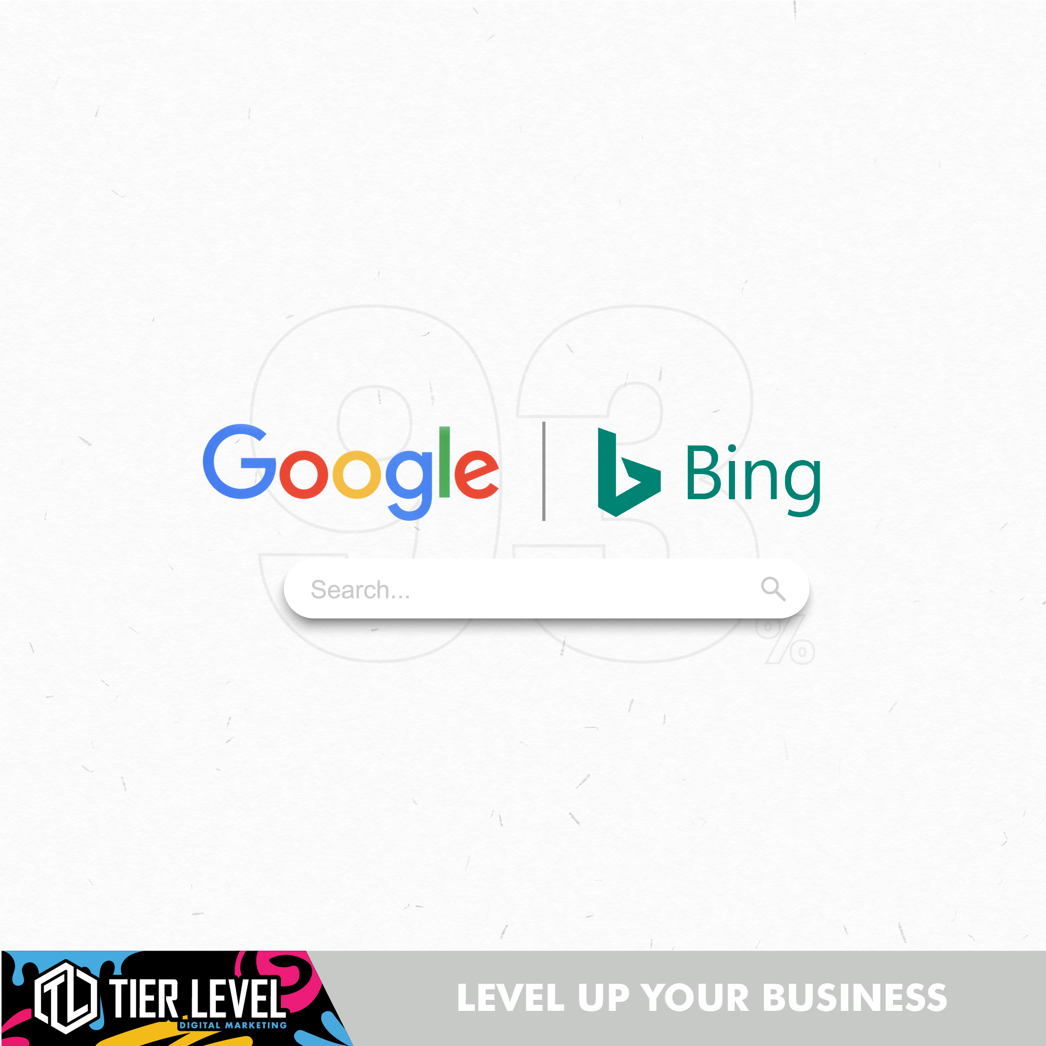 According to BlueOpps, search engines such as Google & Bing drive 93% of all website traffic!