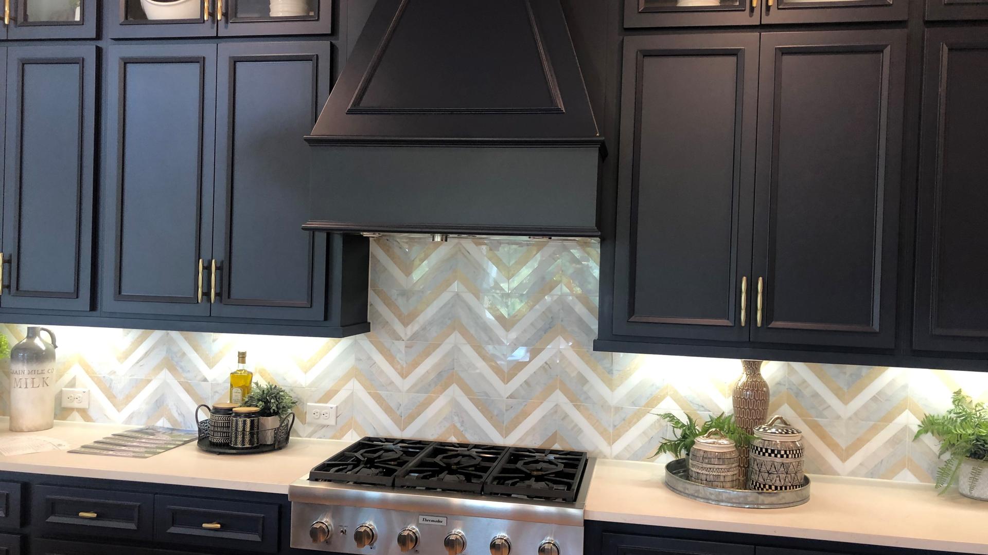 Stunning well-equipped kitchens with custom cabinets