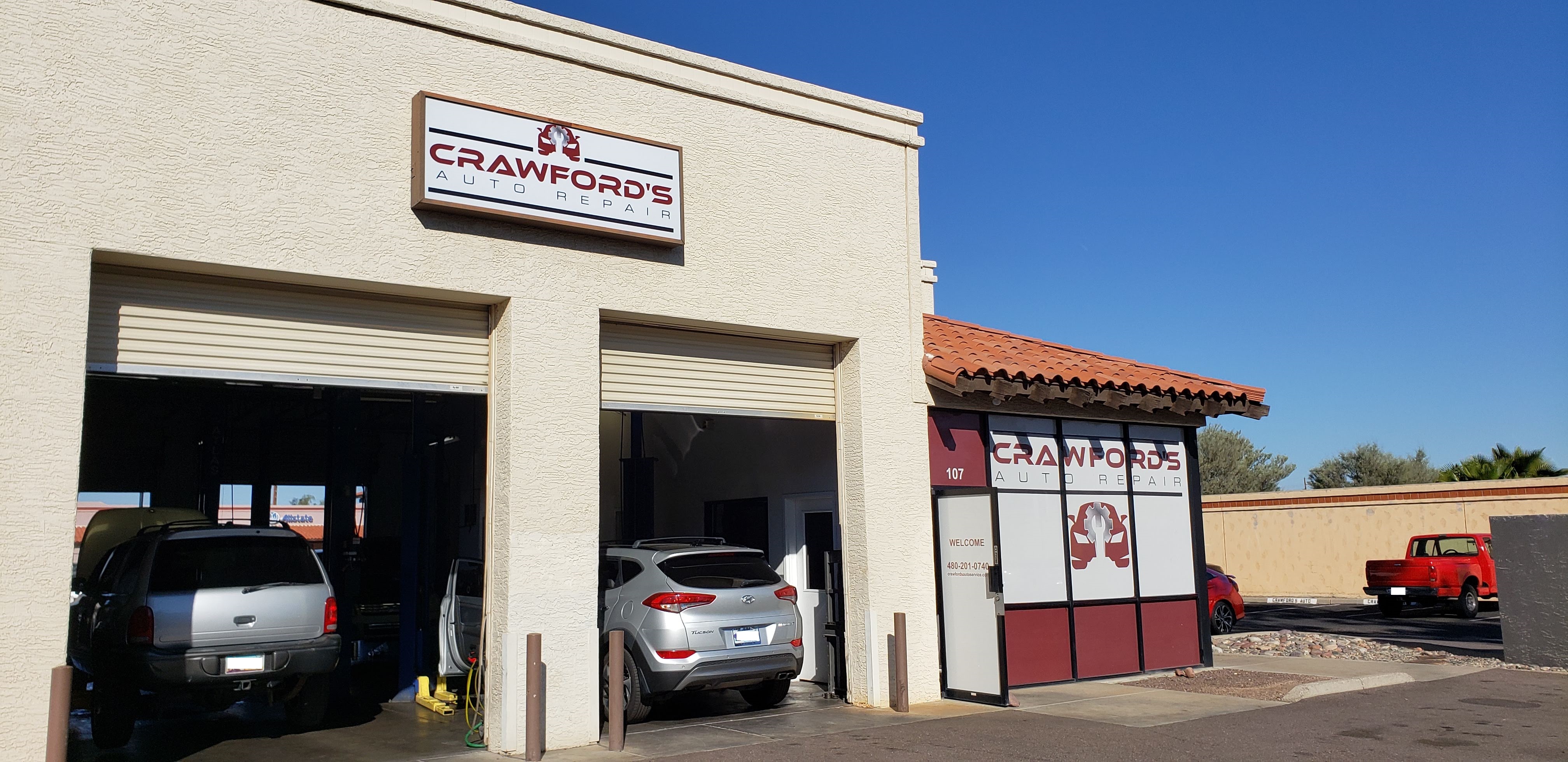Crawford's Auto Repair Storefront - Mesa, Chandler Auto Repair Shop
