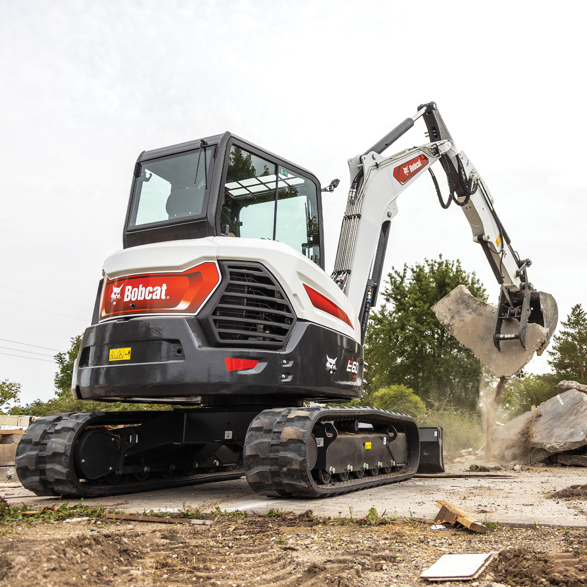 A Bobcat E60 compact excavator Pattison Agriculture Limited Swift Current (306)773-9351