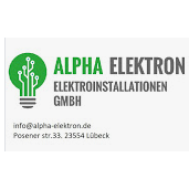 Alpha Elektron Elektroinstallationen GmbH in Lübeck - Logo