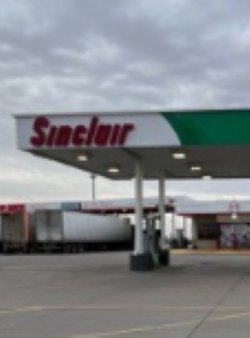 Sinclair Gas Station Fueling Island