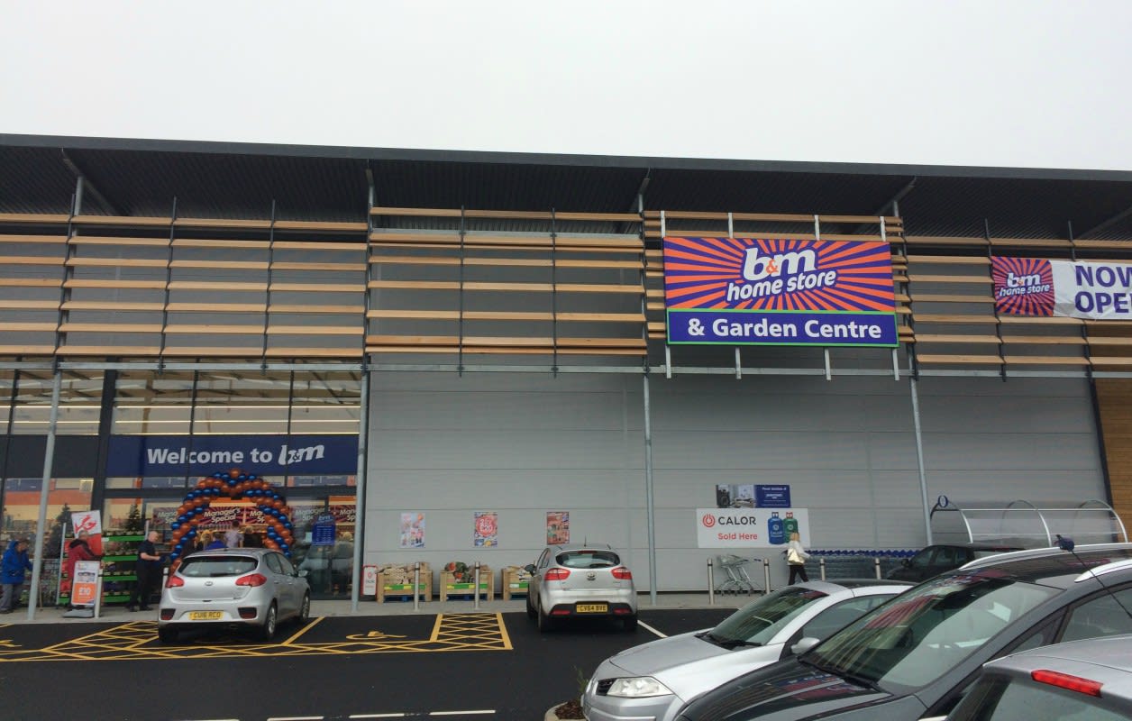 B&M's newest store is located at Cross Hands Business Park, Llanelli.