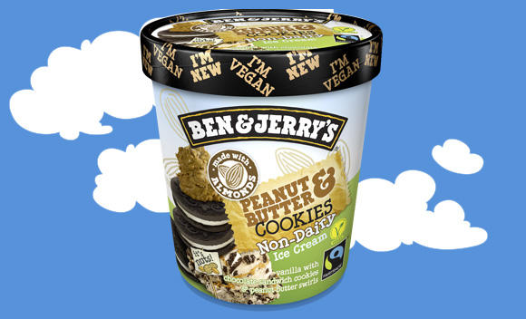 Ben & Jerry's Peanut Butter Cookies Non Dairy Vegan 465ml