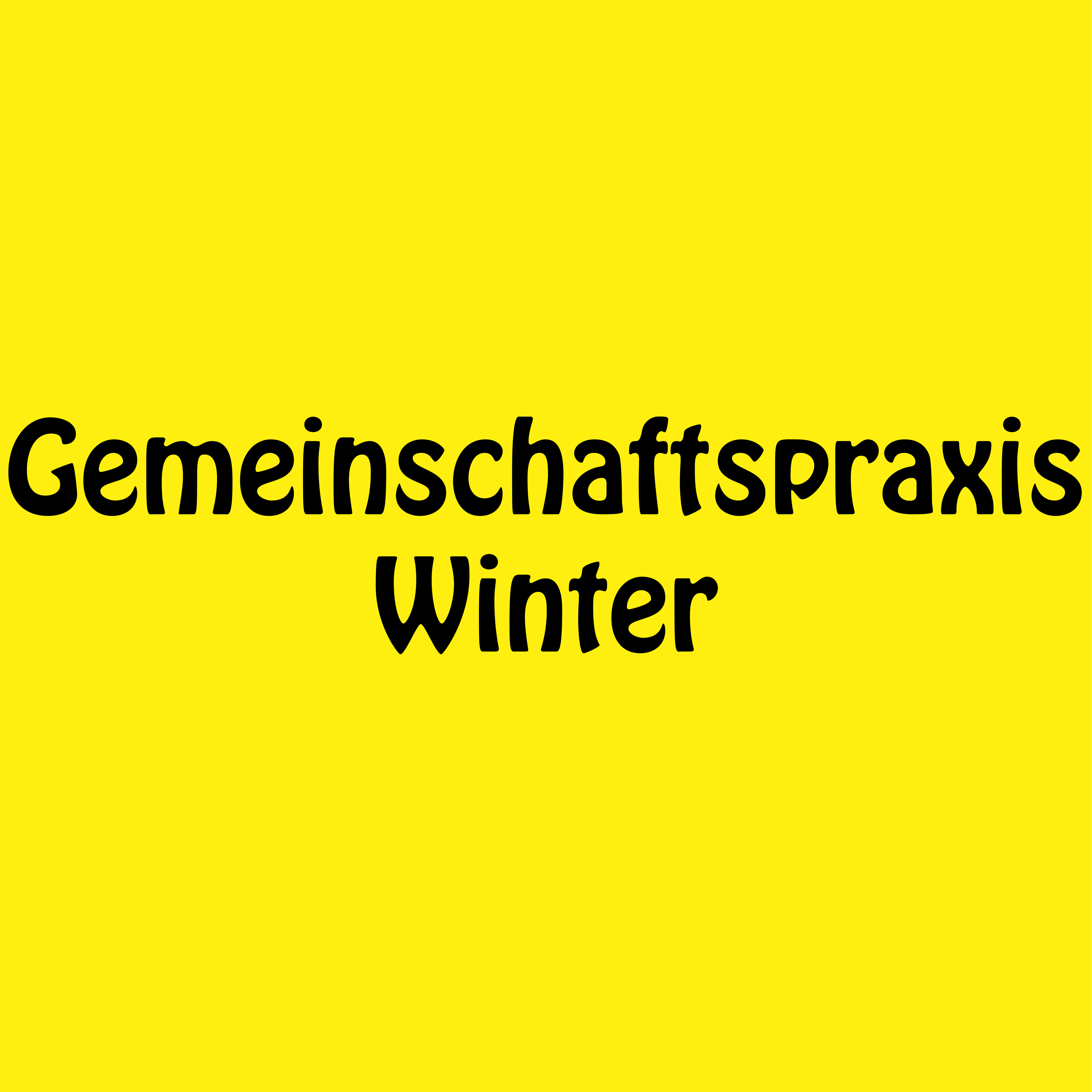 Gemeinschaftspraxis Winter Massagen und Krankengymnastik Logo