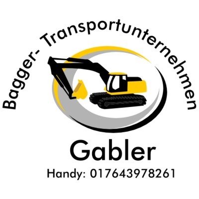 Logo Bagger-Transportunternehmen Gabler