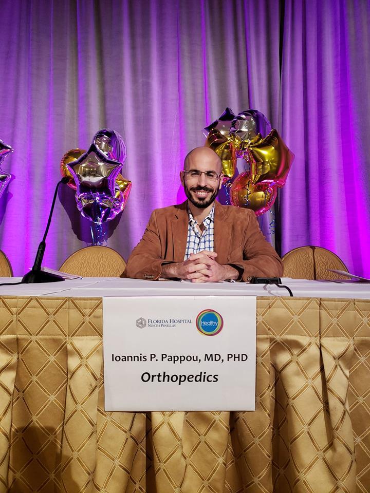 Dr. Ioannis Pappou as a panelist at the Florida Hospital North Pinellas 'Girl Talk' Event at Innisbrook, A Salamander Golf & Spa Resort