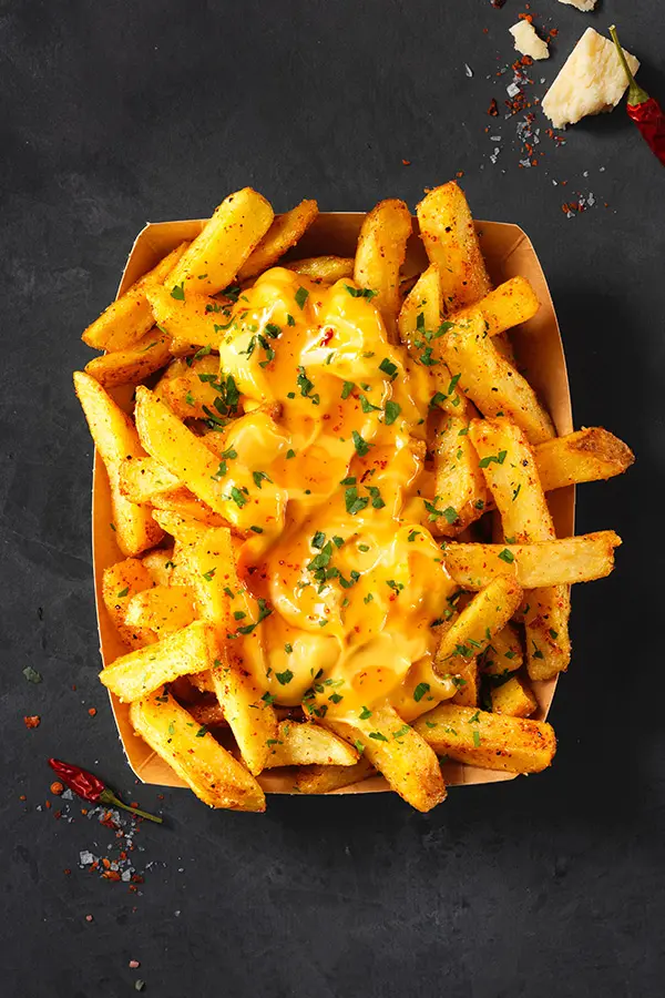 Sweet Cheesy Fire Fries