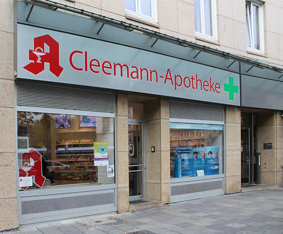Aussenansicht der Cleemann-Apotheke