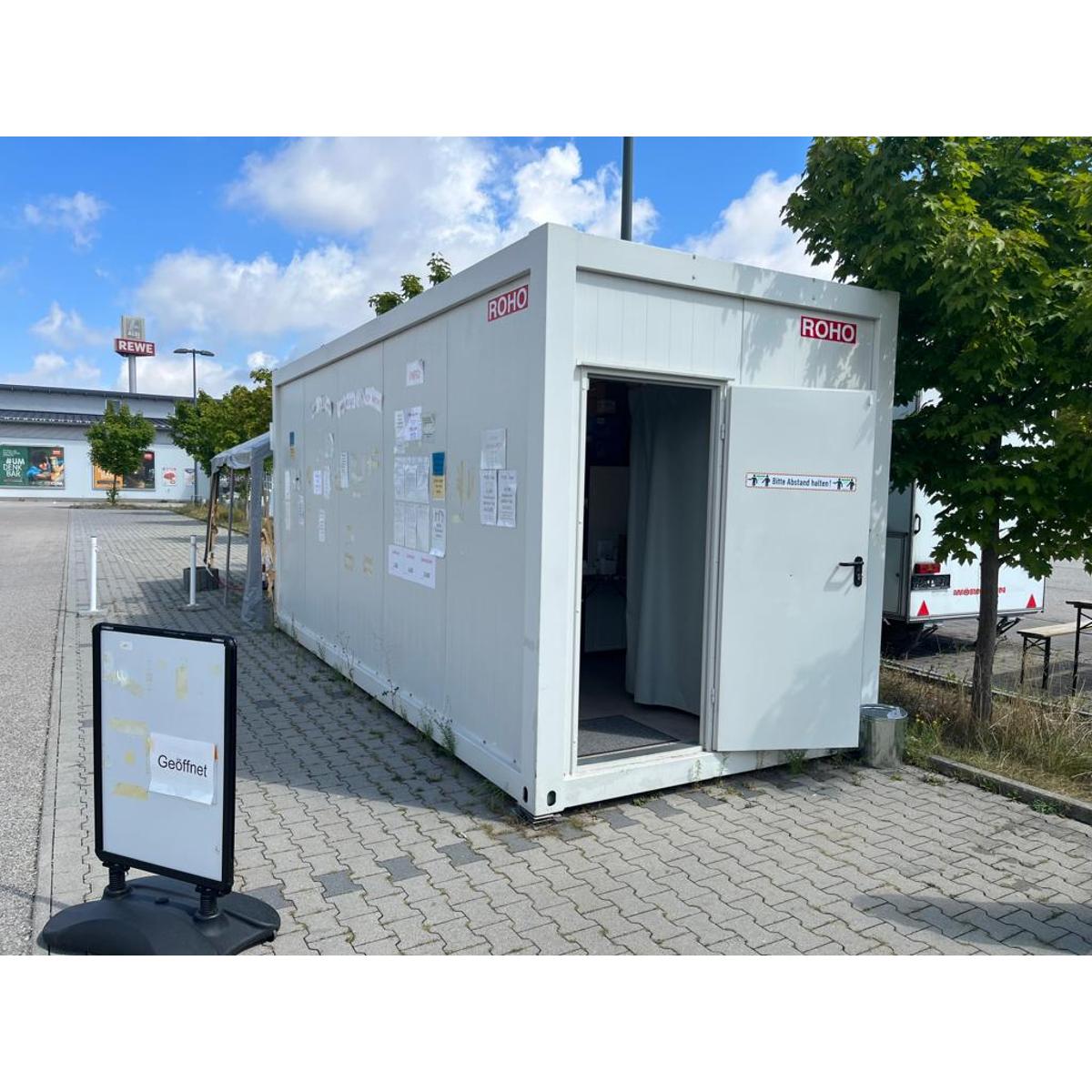 Covid-Bayern Teststelle Denkendorf, REWE NOWAK PARKPLATZ, Alemannenstraße 6 in Denkendorf