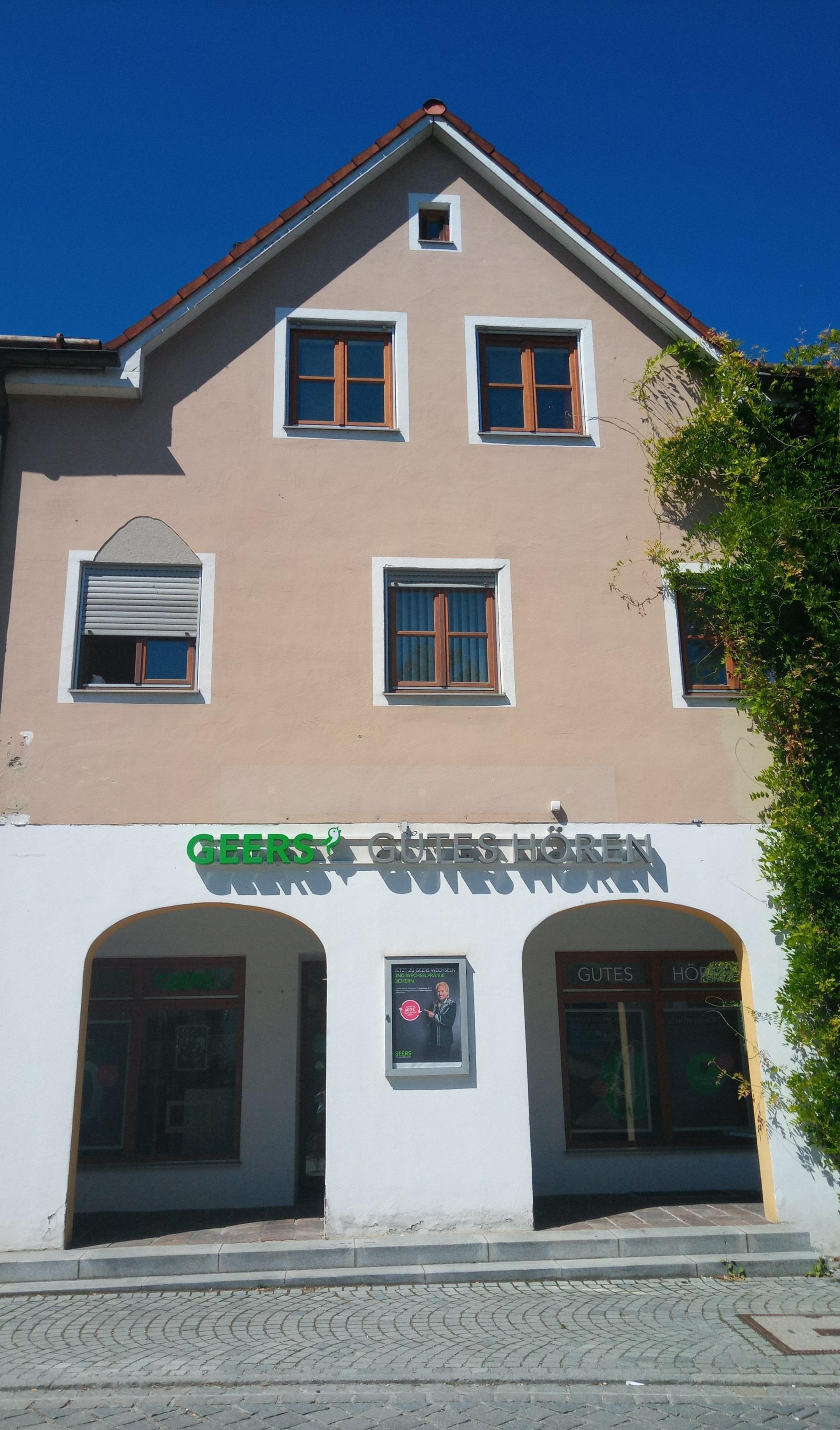 Außenaufnahme vom GEERS Fachgeschäft