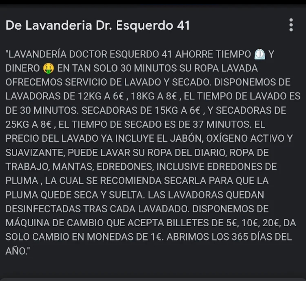 Images Lavandería Dr. Esquerdo 41