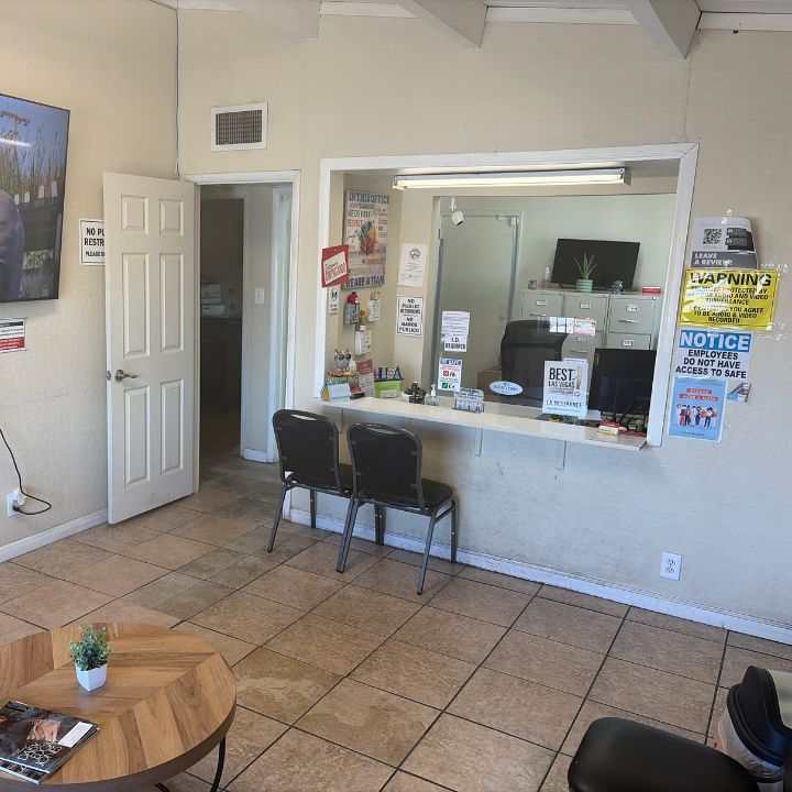 Interior office of the L.A. Insurance Agency located at 1930 E. Charleston Blvd. in NV 