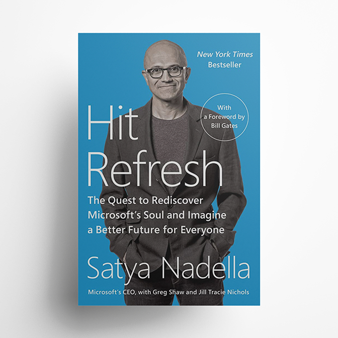 Hit Refresh book cover.