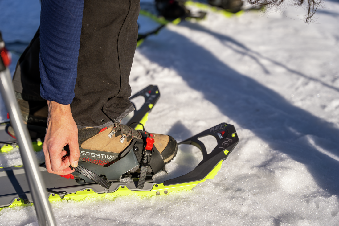 Snowshoes available in adult and youth sizes