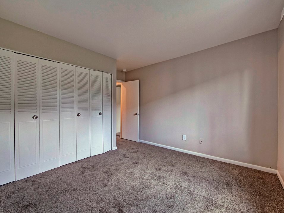 Bedroom with closets