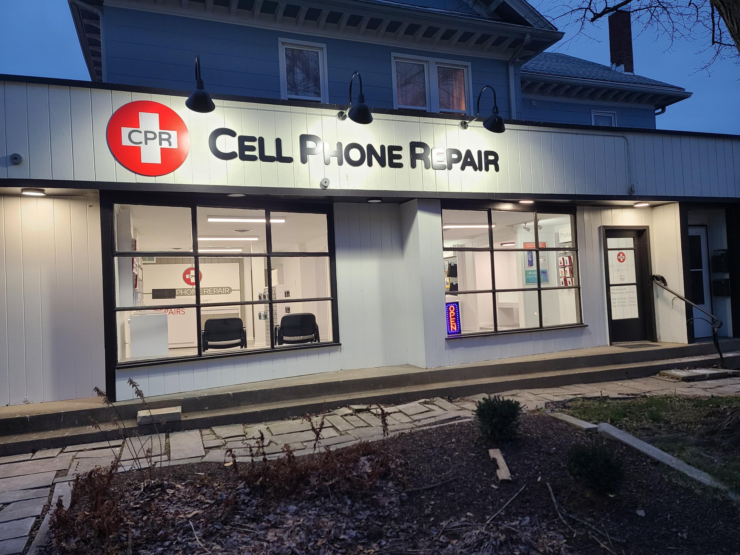 Storefront of CPR Cell Phone Repair Bloomington IN