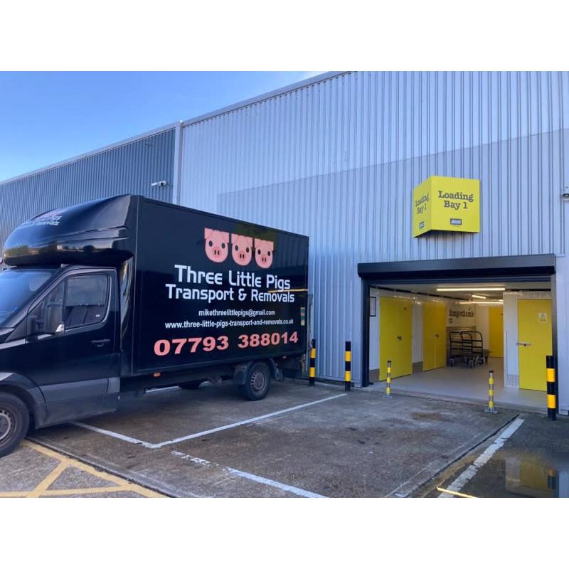 Three Little Pigs Transport and Removals Logo
