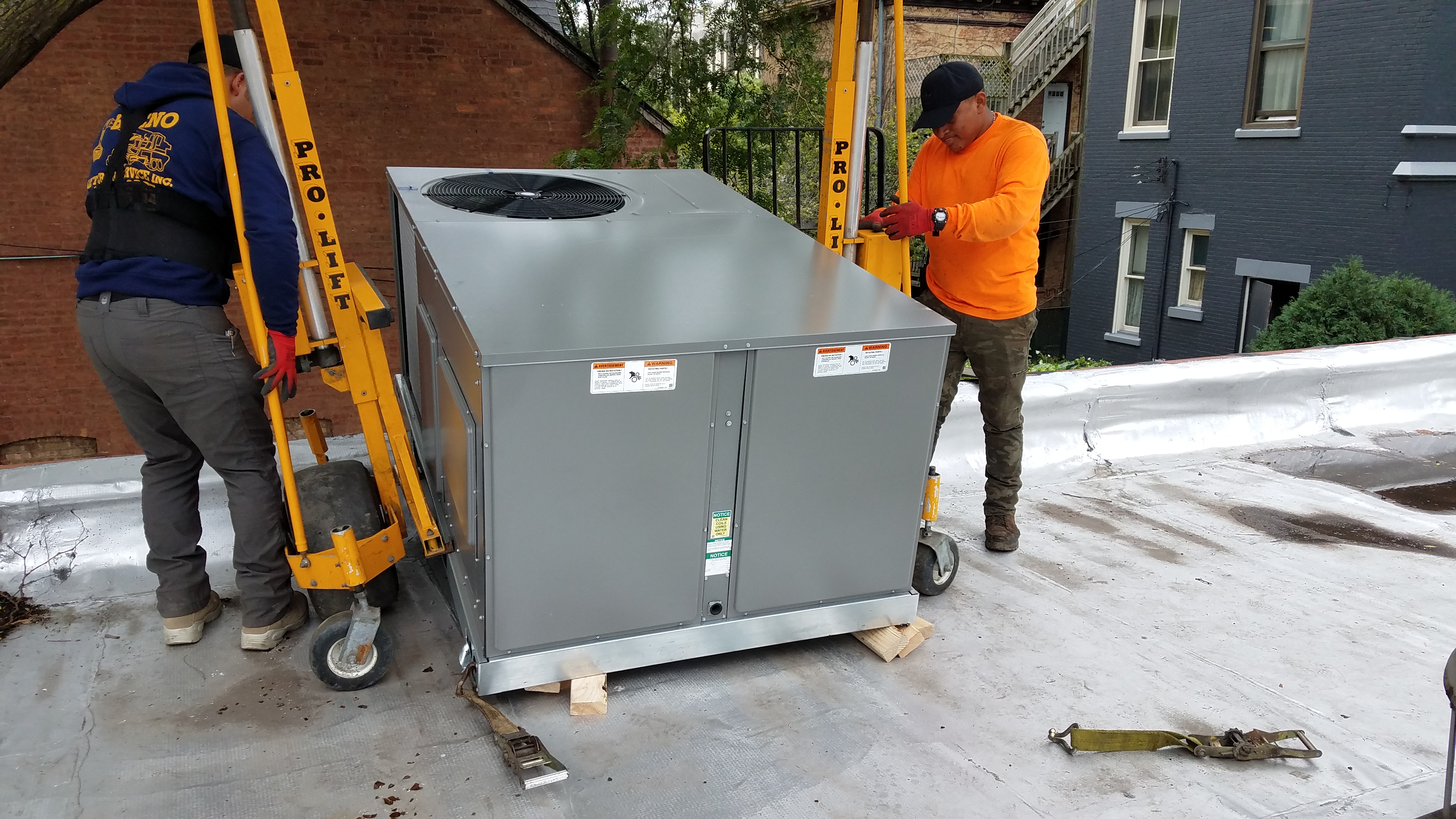 Commercial Rooftop unit Installation