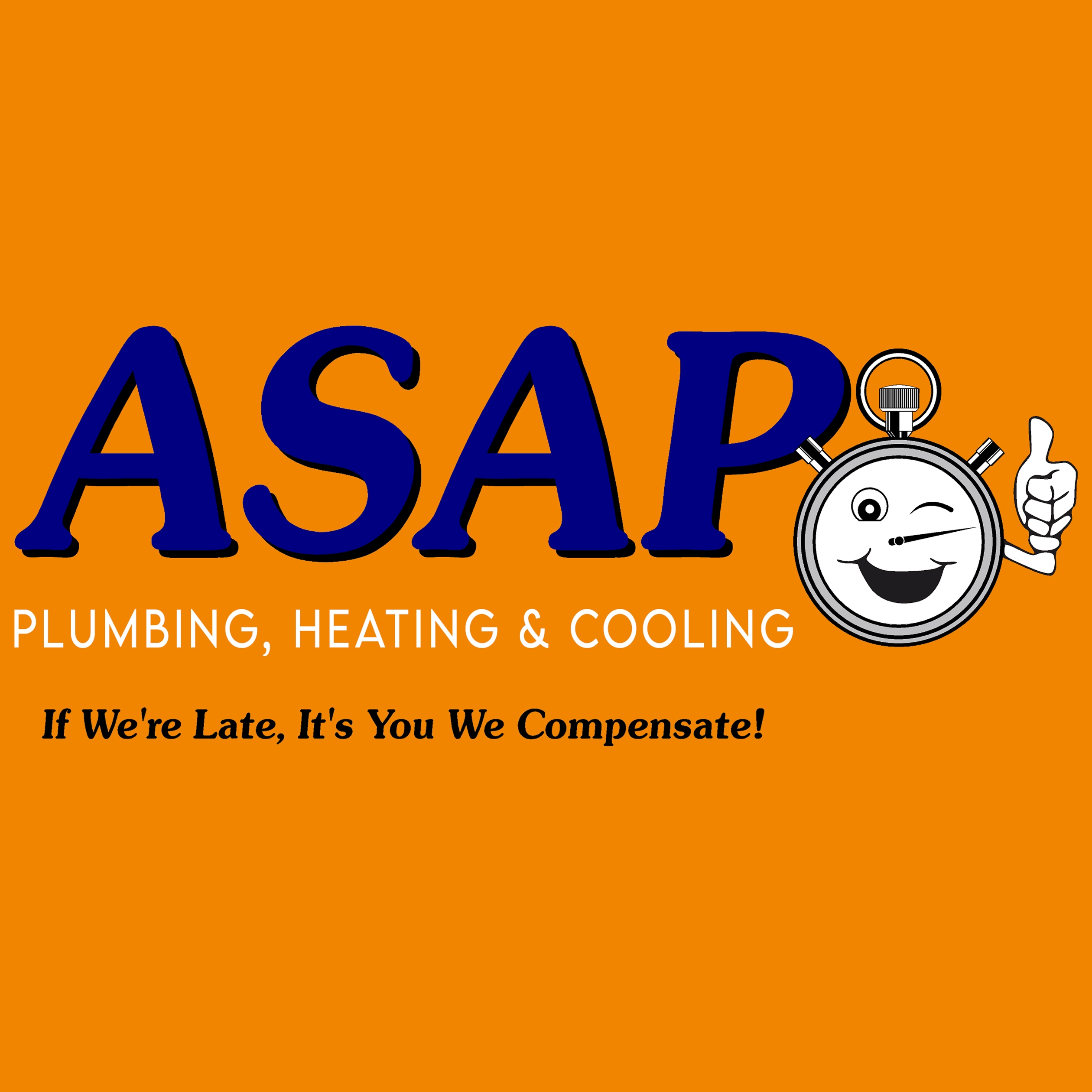 ASAP Plumbing, Heating &amp; Cooling Logo
