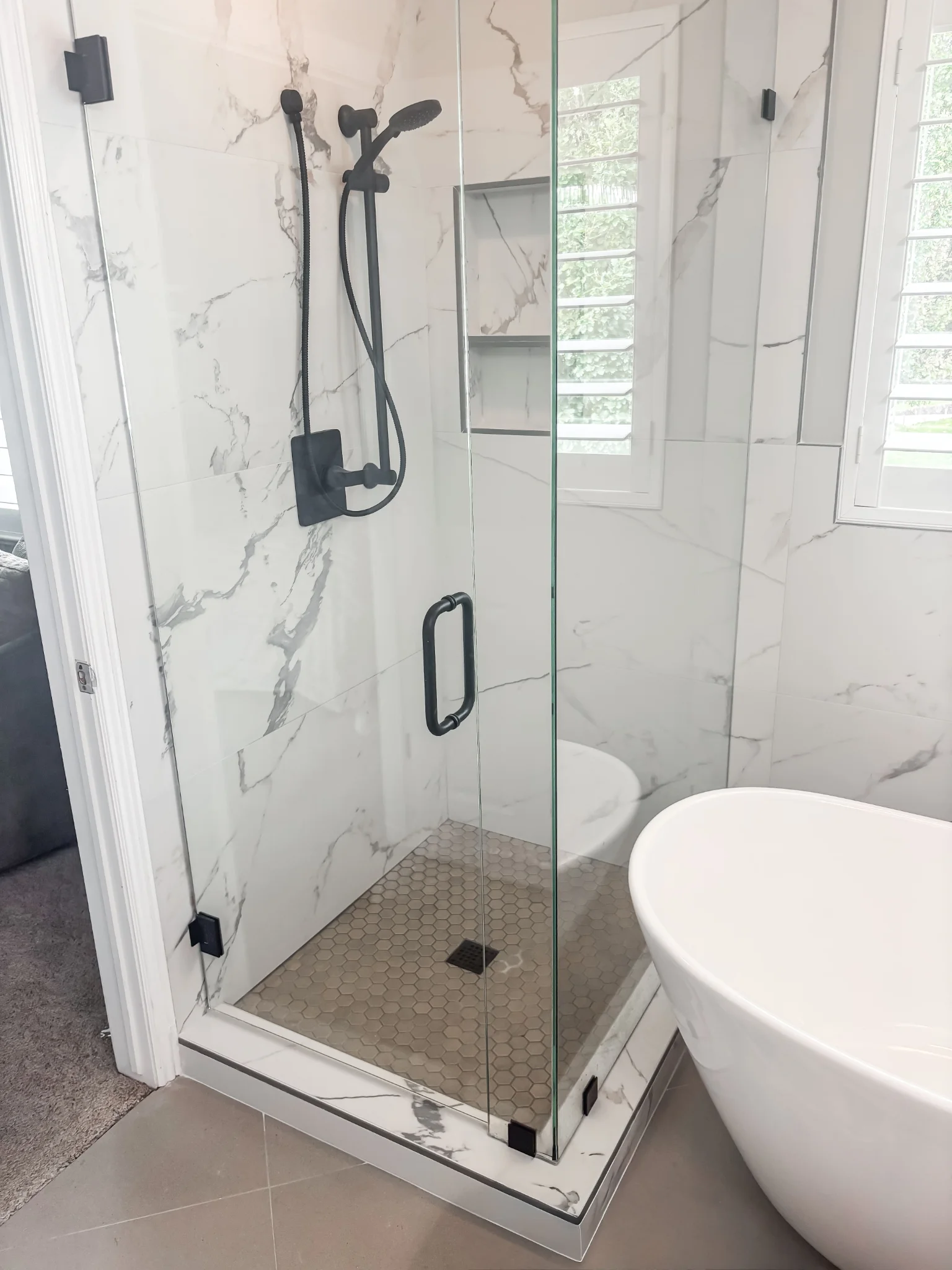 Syracuse Utah Bathroom remodel including replacement of toilet, sink, shower, flooring, faucets 
