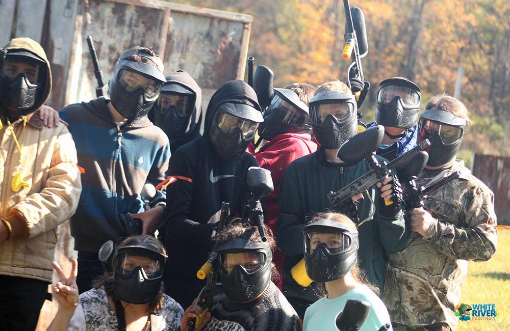 Private Parties are the best at White River Paintball