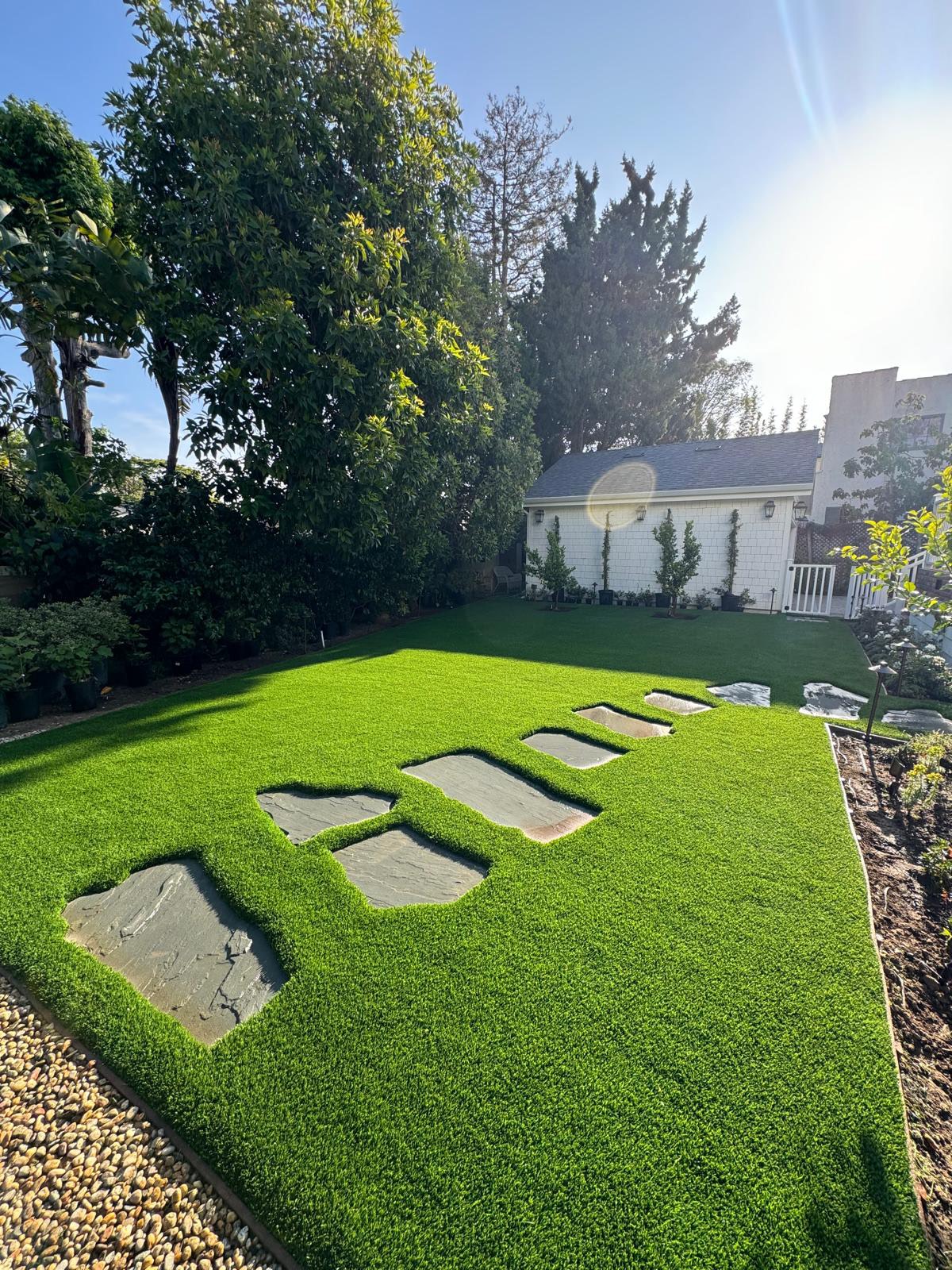 Hyperion Synthetic Turf and Landscaping - After complete outdoor transformation