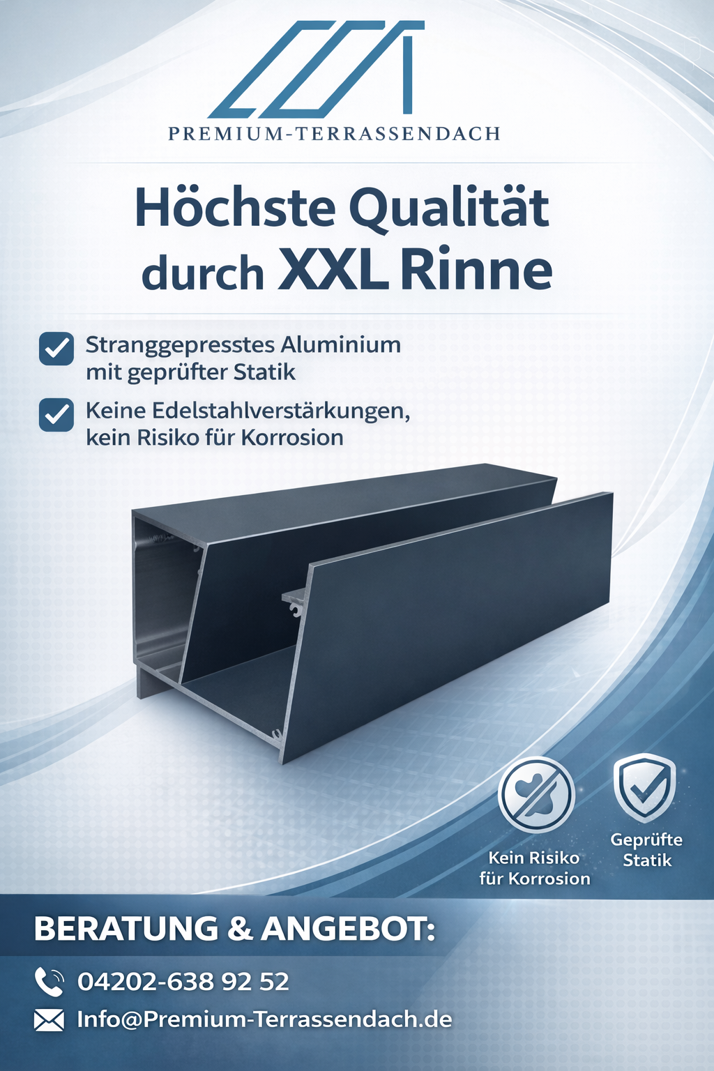 Premium-Terrassendach, Asternweg 6 in Achim