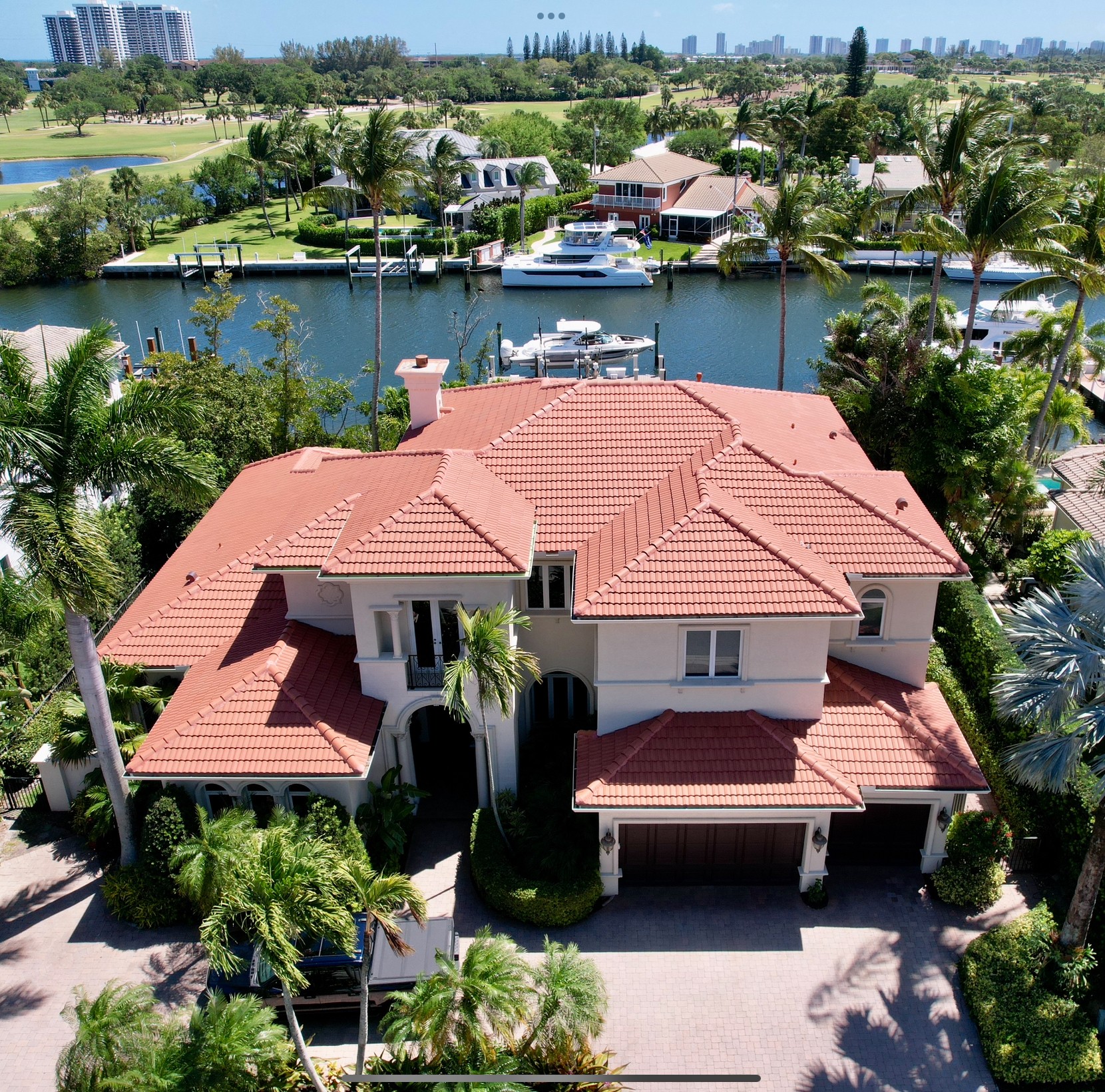 This barrel tile color is called Terracambra Range. Roof Replacement complete!