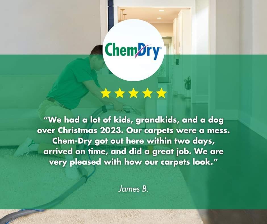 testimonial chem-dry carpet & upholstery cleaning services