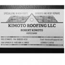 Kimoto Roofing Logo