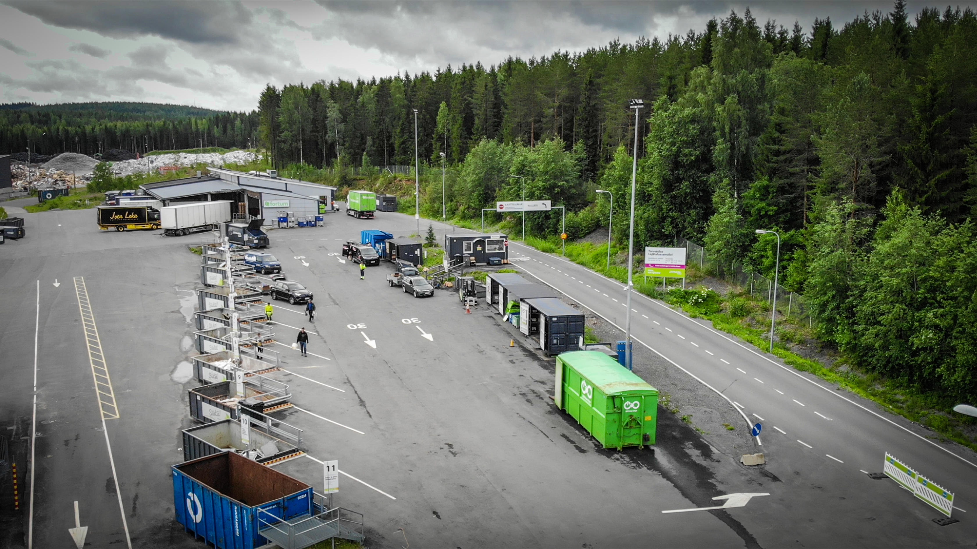Images Kuopion lajitteluasema