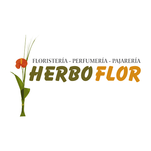 Floristería Perfumería Pajarería Herboflor Logo