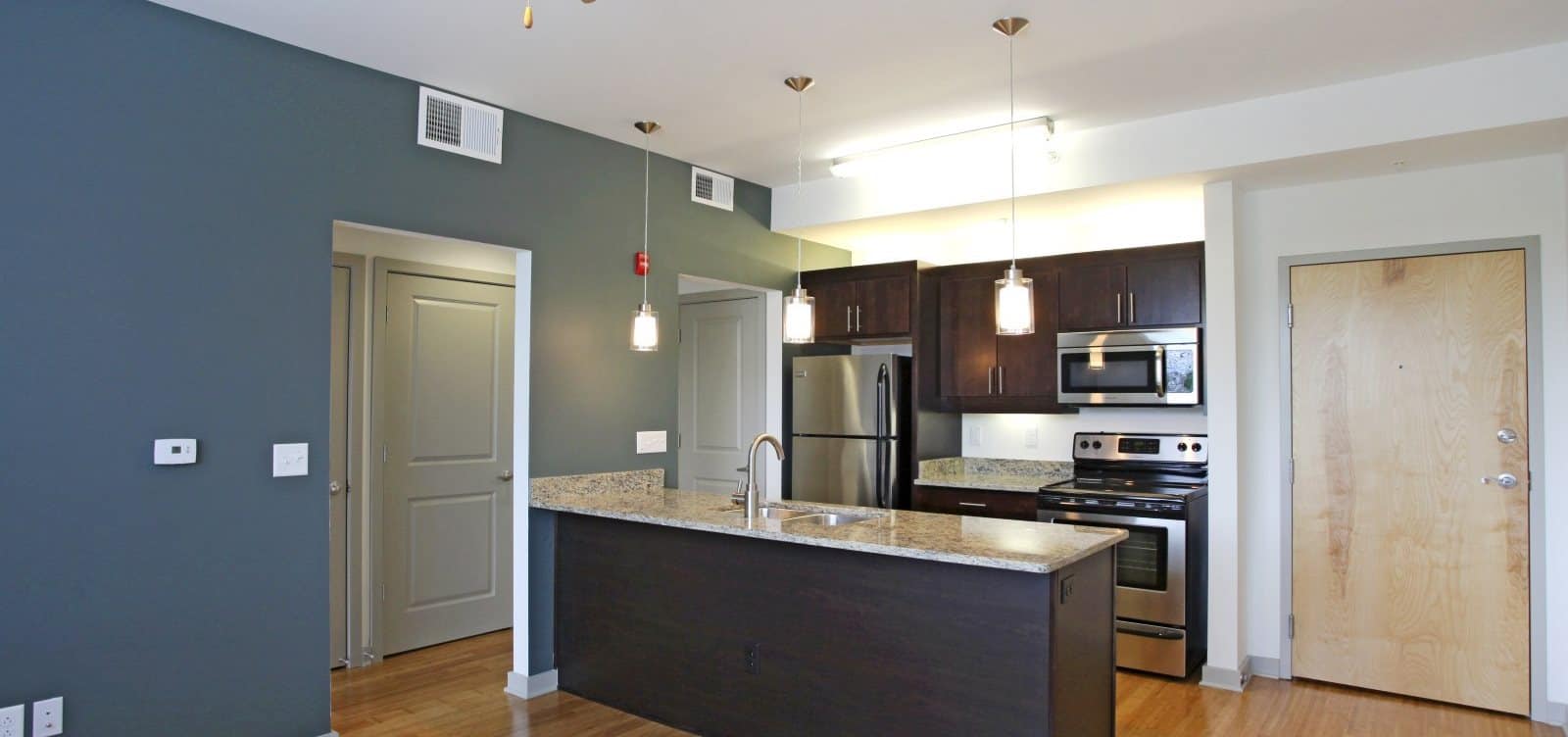 Whip up culinary delights in your dream kitchen at Genesis Property Management! Our apartments feature modern appliances and ample counter space for all your cooking needs.