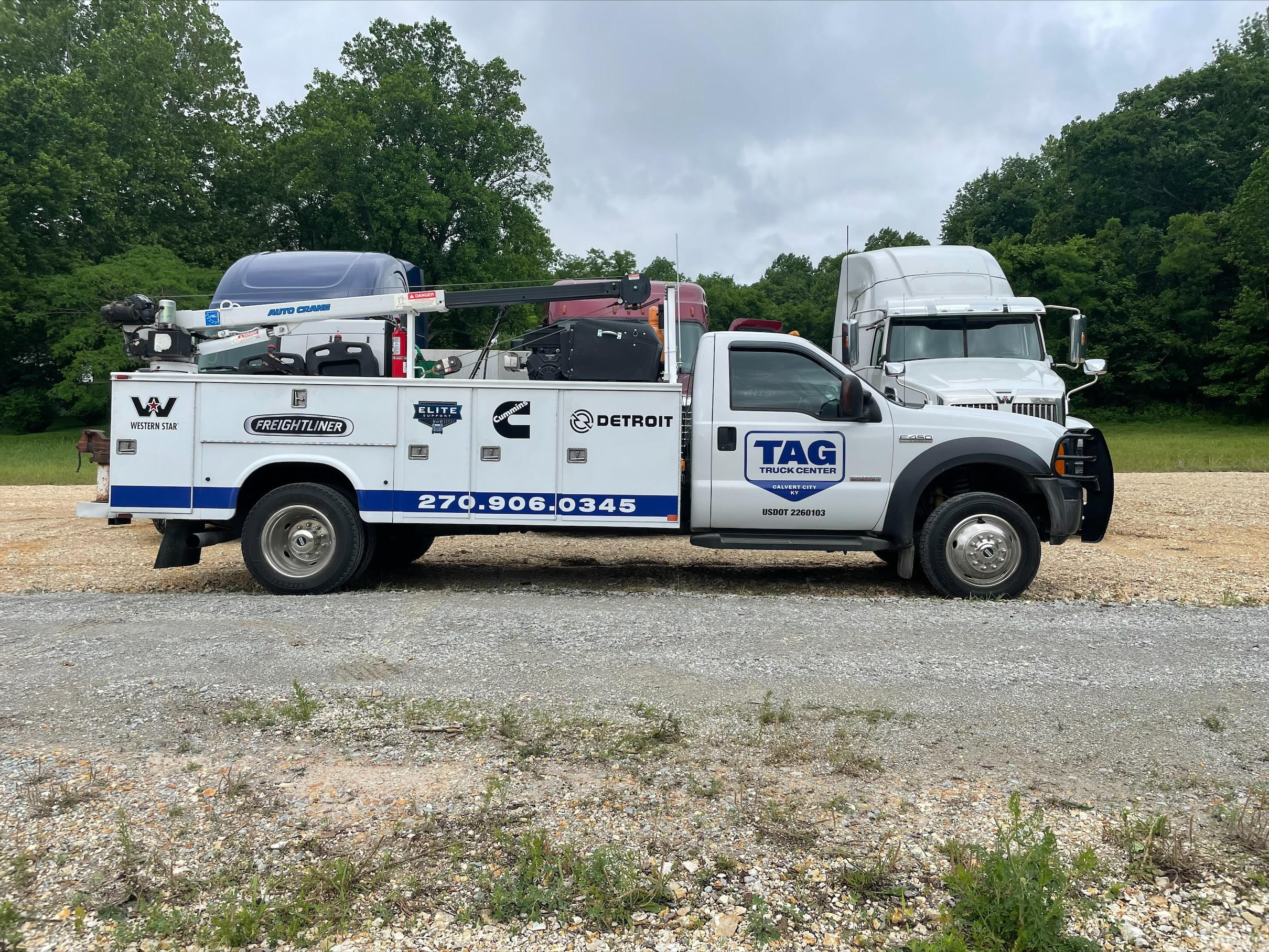 TAG Truck Center Calvert City mobile truck repair