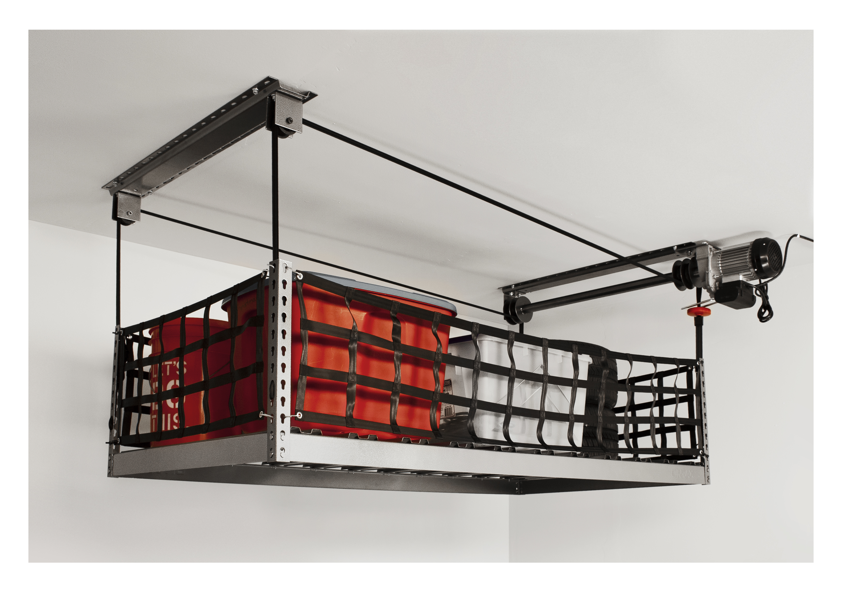 Stop letting ceiling space go to waste! Overhead storage keeps bulky items off the floor and out of the way. ???? Reach out to learn about our storage solutions!