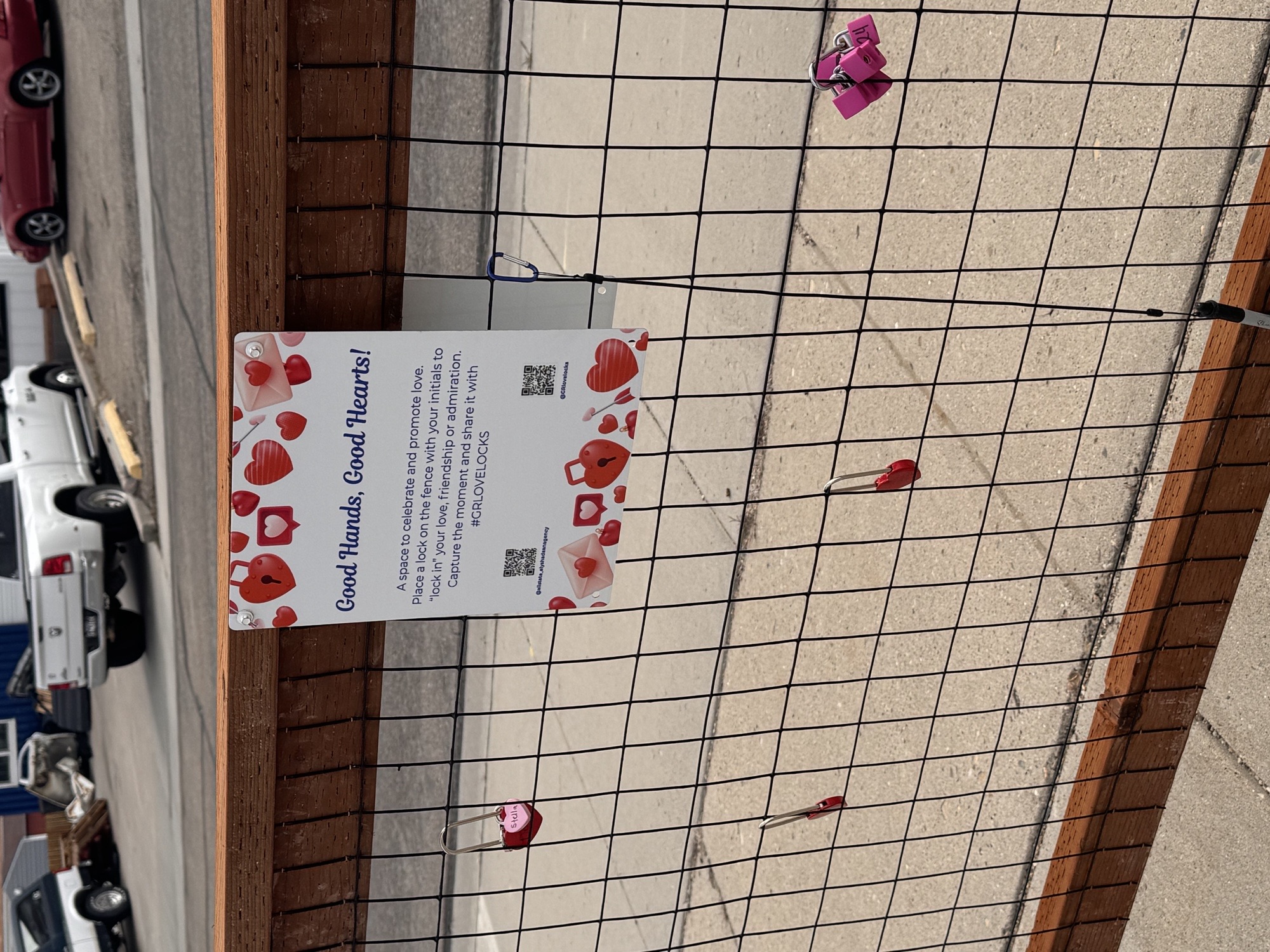 #GRLOVELOCK Fence. Come place a lock! 