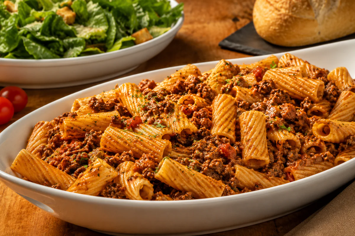 Rigatoni Bolognese - Pastas