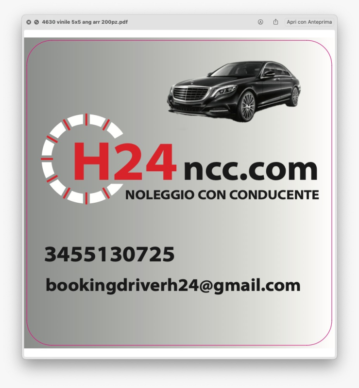 Images H24NCC - Noleggio con Conducente