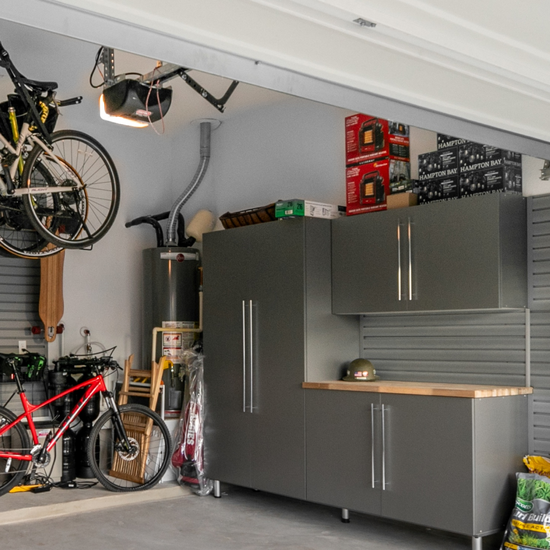 Tired of your dull, cluttered garage? Elevate your space with custom epoxy floors and custom designed and installed garage cabinets! Transform your garage into a sleek and stylish showroom for your prized possessions and a functional and organized workspace for hobbies and projects. Let us create a