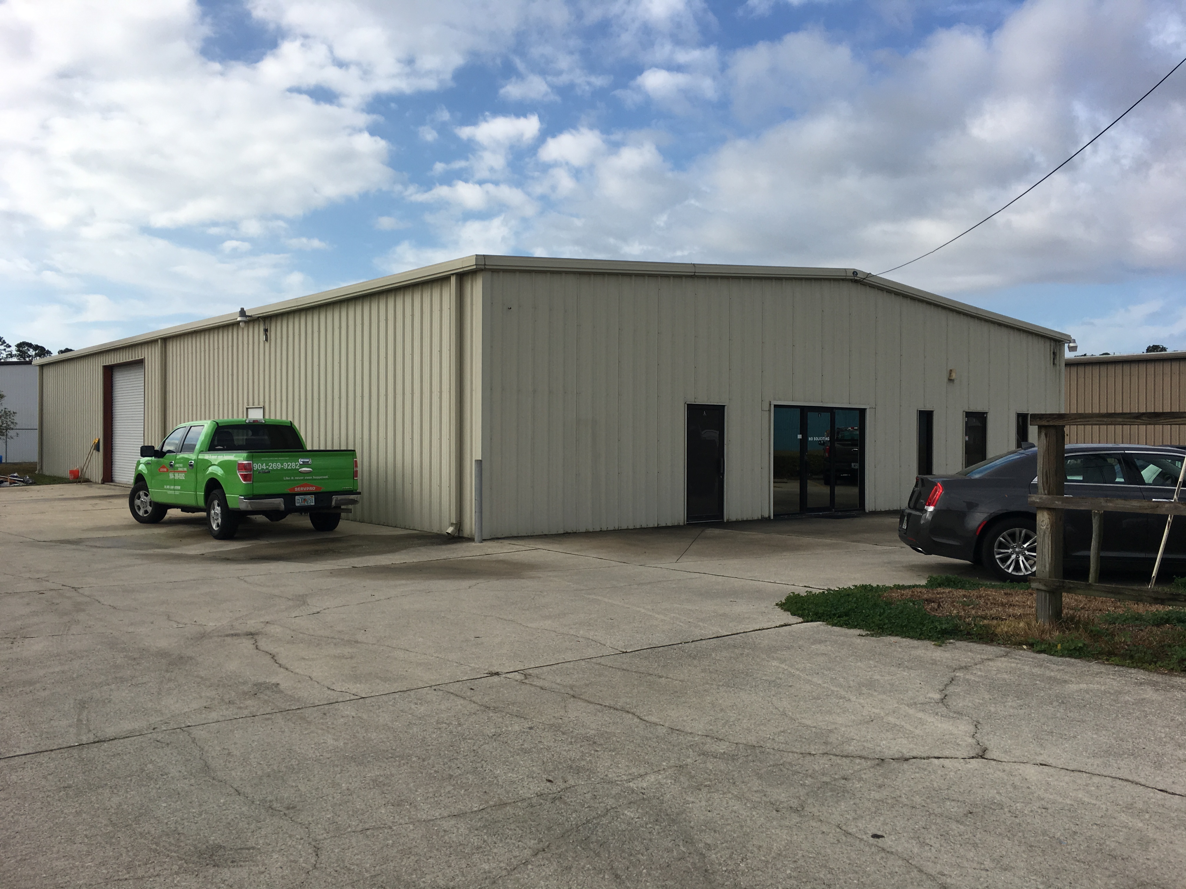 It's a beautiful day at the SERVPRO office!