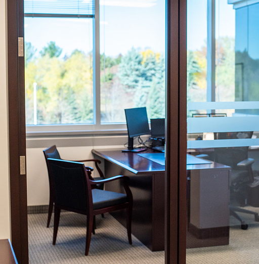 Professional office setting.