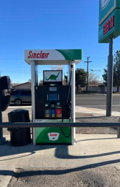 Sinclair gas pump