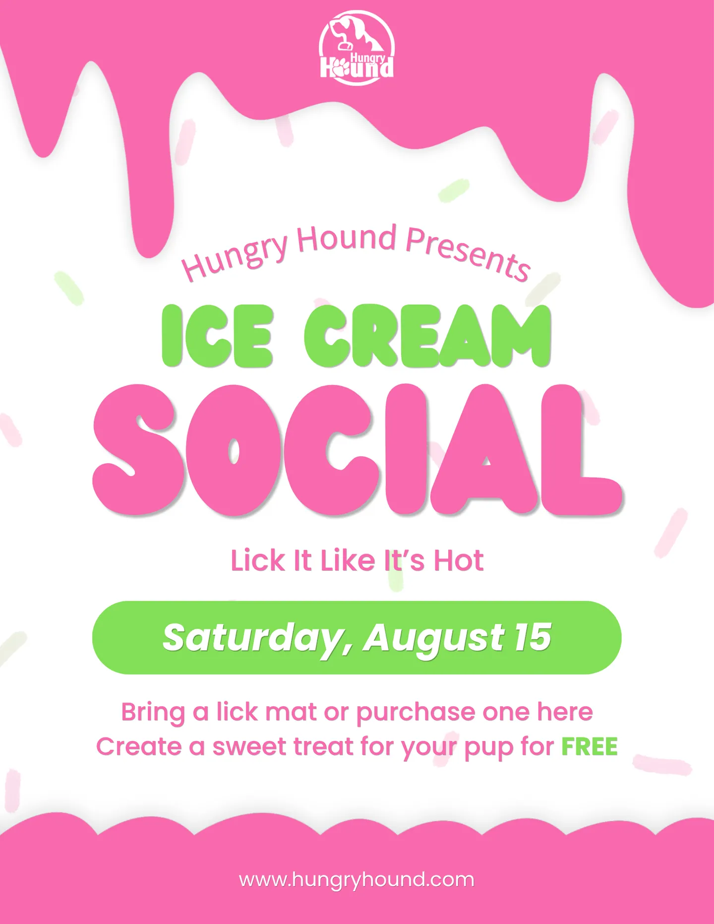 Image of Local Pet Event Ice Cream Social - Lick It Like It's Hot Nearby
