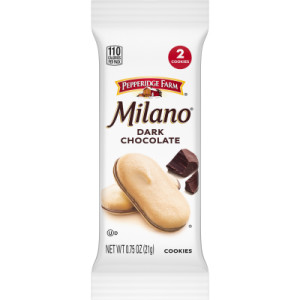 Pepperidge Farm Milano Cookies Foodservice Snack Packs, 0.75 ounce 2-Packs, 120 Individual Packages featured image