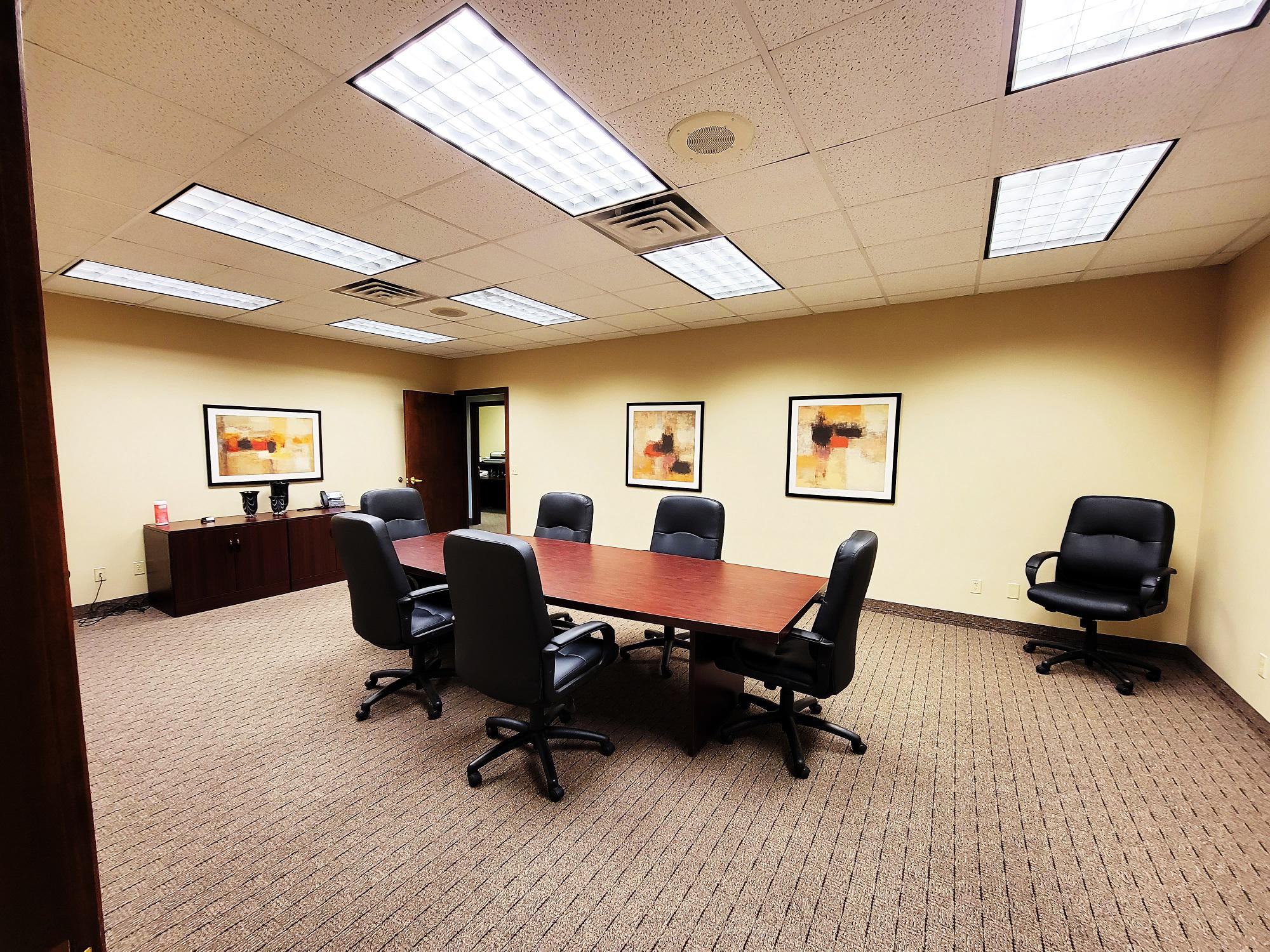 Wausau personal injury office conference room