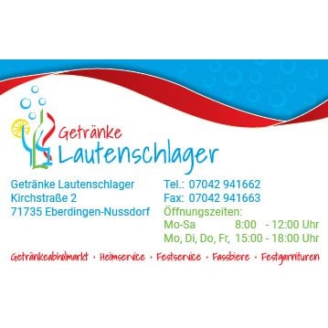 Getränke Lautenschlager Rainer Lautenschlager in Eberdingen
