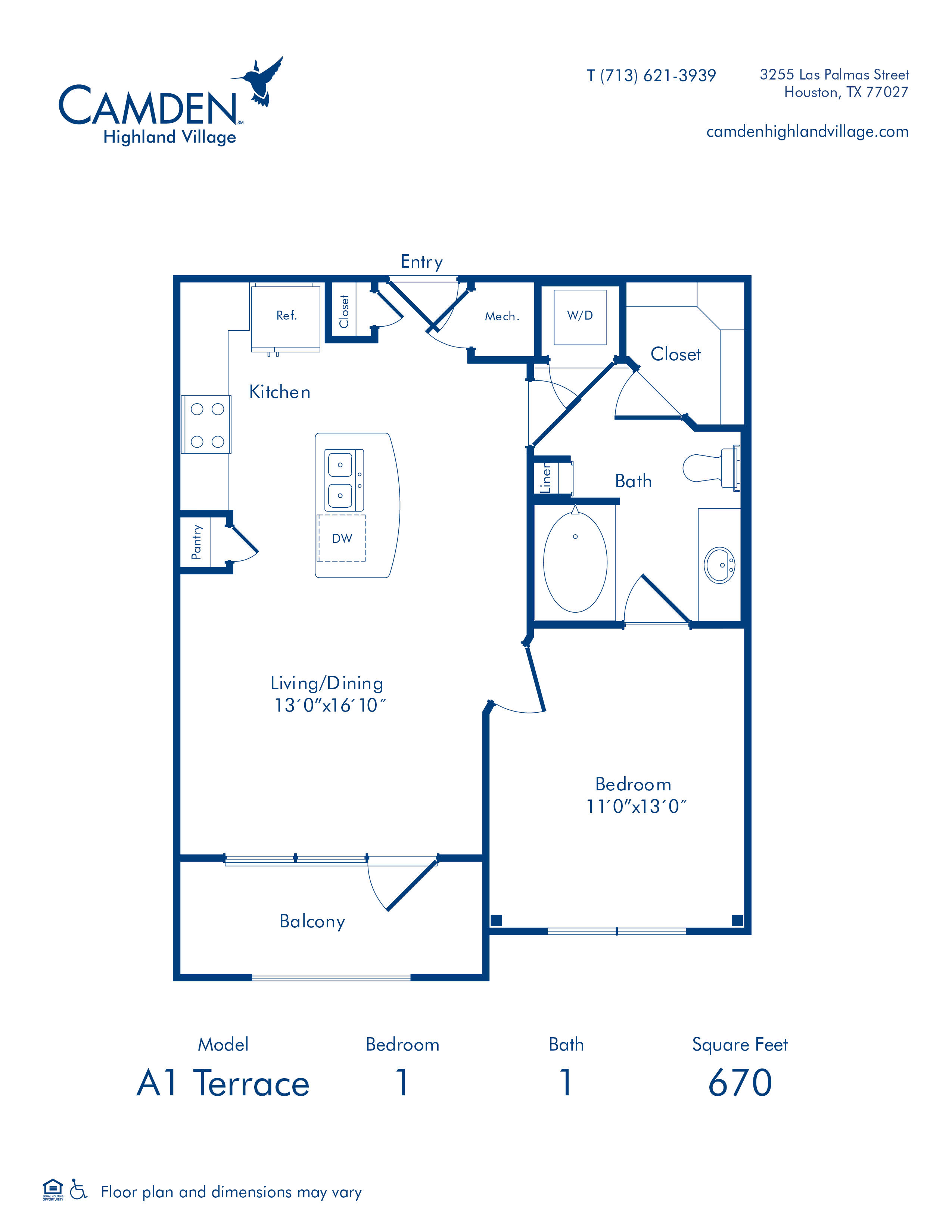 Camden Highland Village Apartments and Townhomes Photo