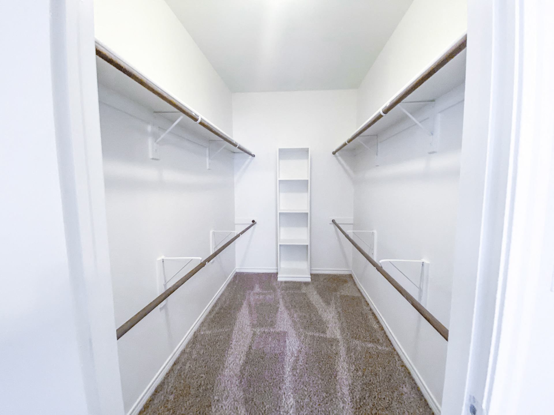 Oversized walk in closet